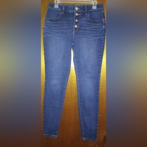 Maurices Denim High-Waisted Jeans, Size M